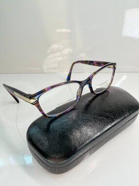 Coach Eyeglasses | Confetti Purple | Size 51-17-135 | Hard Case Included